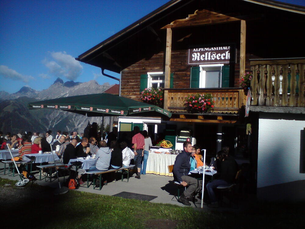 Panorama vom Alpengasthaus Rellseck