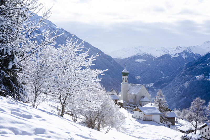 Winter in Bartholomäberg im Montafon